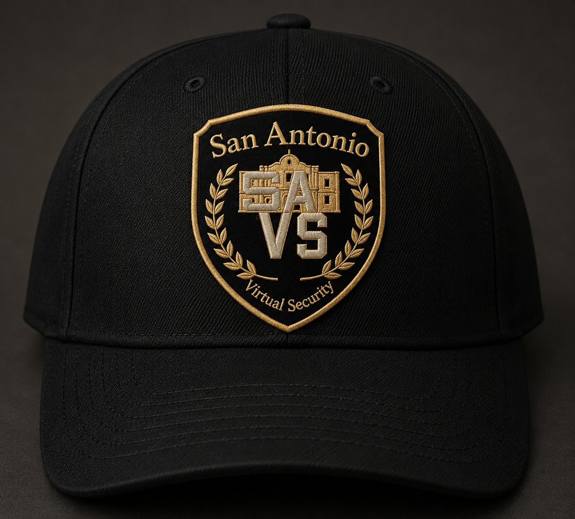 SAVS officer uniform cap detail